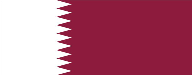 Drapeau du Qatar - DR : Wikipedia Drapeau du Qatar - DR : Wikipedia