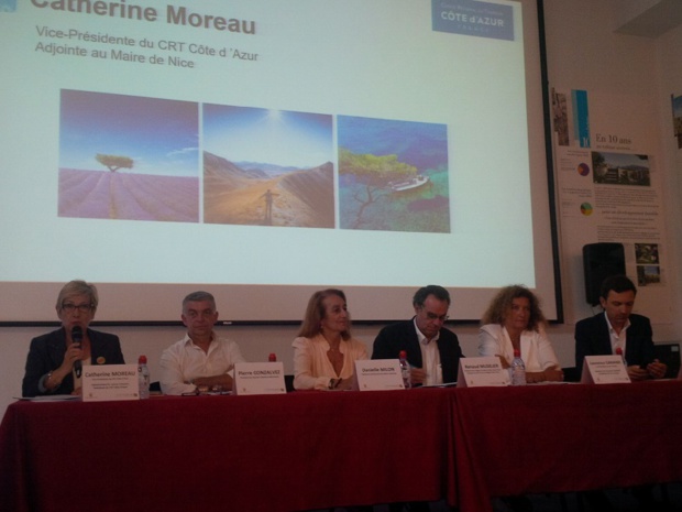 Le CRT et différents professionnels du tourisme se réunissaient ce 26 juin 2017 pour discuter des atouts de la région Provence-Alpes-Côte d'Azur et des actions à mener pour accroître la fréquentation touristique sur le territoire. DR. AR
