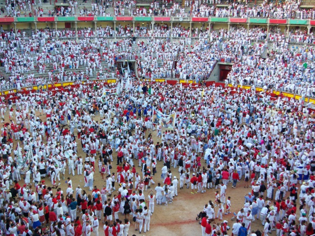 Avec la fête de la Bière à Munich, la San Fermín est le plus grand rassemblement d’Europe - DR : J.-F.R.