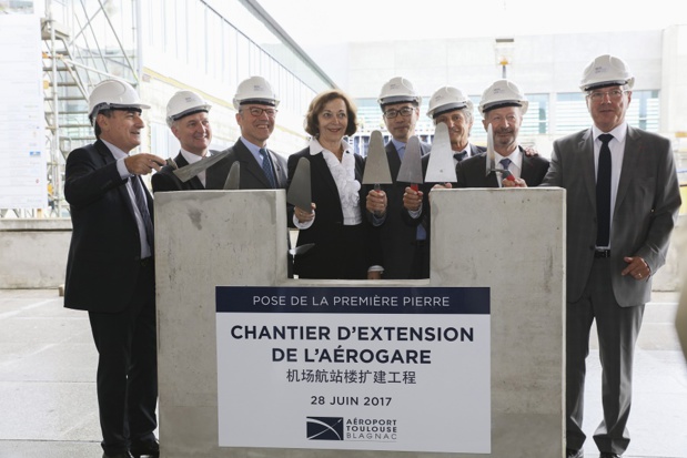 Extension Toulouse-Blagnac : première pierre posée le 28 juin 2017