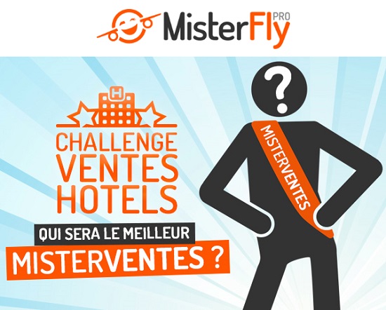 MisterFly lance un challenge de ventes sur les hôtels