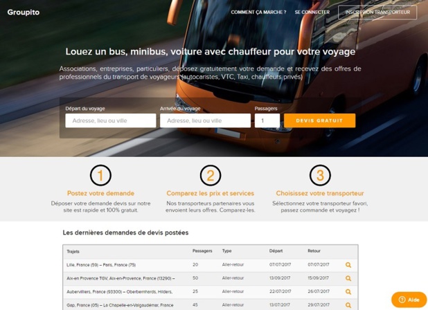 Le site Internet de Groupito - DR Le site Internet de Groupito - DR