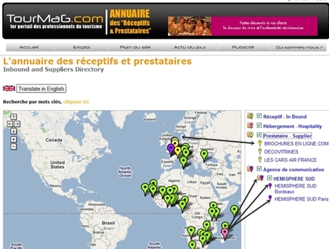 (Cliquer sur la photo) Dans un premier temps, on zomme sur le pays. Ensuite, un clic sur la bulle, et on affiche le substract bilingue. Si la fiche vous intéresse un clic supplémentaire suffira pour afficher la carte d'identité de l'entreprise. (Cliquer sur la photo) Dans un premier temps, on zomme sur le pays. Ensuite, un clic sur la bulle, et on affiche le substract bilingue. Si la fiche vous intéresse un clic supplémentaire suffira pour afficher la carte d'identité de l'entreprise.