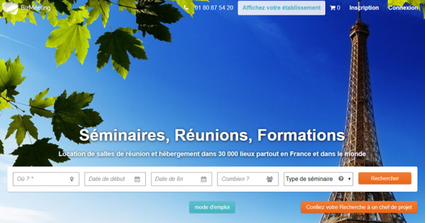 BizMeeting développe son activité avec son Meeting Booking Tool - Capture d'écran
