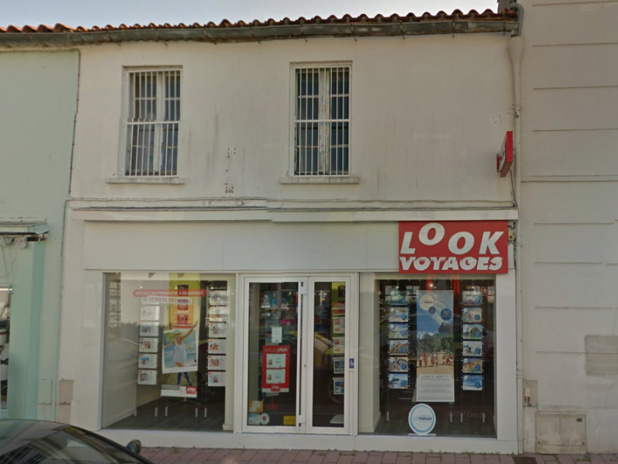 La vitrine de l'agence Look Voyages de Challans - DR : Google Street View