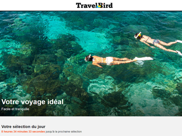 TravelBird est désormais immatriculée au registre des opérateurs de voyages et de séjours d'Atout France - Capture d'écran