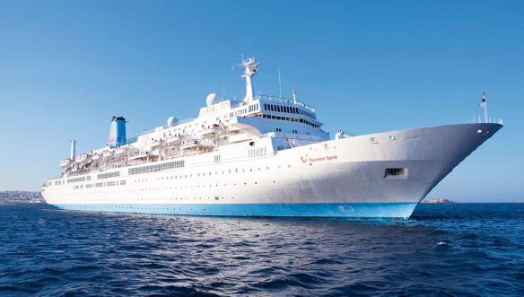 Le Thomson Spirit est affrété par Thomson Cruises depuis 2003 - Photo : Celestyal Cruises