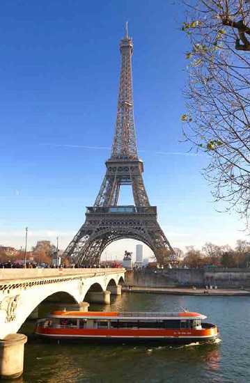 Paris est la destination préférée des voyageurs internationaux, selon une étude d'Ipsos - Photo : Bateaux de Paris