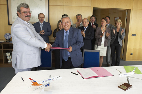 Air France et Armavia : en partage de codes Air France et Armavia : en partage de codes