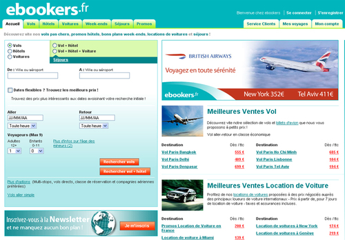 IV - Ebookers.fr : ''ebookers.fr affiche une croissance modérée cet été''