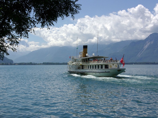 La croisière à bord d’un antique bateau à vapeur, doublée des visites de Thonon-les-Bains, Montreux et Vevey, offrent l’opportunité d’un séjour zen et réjouissant - DR : J.-F.R.