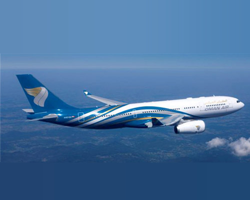 Oman Air en état de marche à Paris Oman Air en état de marche à Paris