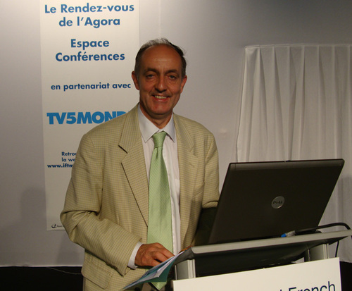 Guy Raffour lors de la présentation à l'IFTM Top Resa