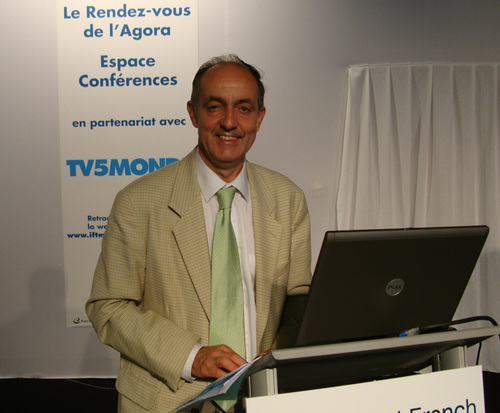 Guy Raffour lors de la présentation à l'IFTM Top Resa Guy Raffour lors de la présentation à l'IFTM Top Resa