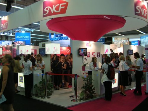 Le stand de la SNCF à l'IFTM Top Resa Le stand de la SNCF à l'IFTM Top Resa