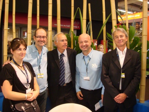 L.Magnin et L Bereni, XL Airways avec les représentants de la Corse L.Magnin et L Bereni, XL Airways avec les représentants de la Corse