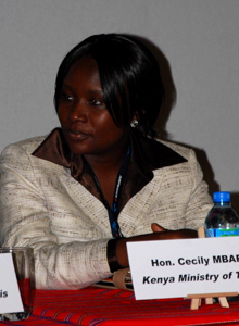 Cecily Mbarire - Ministre du Tourisme Cecily Mbarire - Ministre du Tourisme