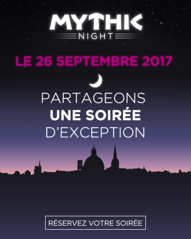 #MythicNightHéliades : Partagez une soirée d’exception avec Héliades le 26 septembre !