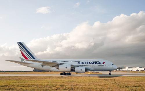 Décollage du premier Airbus A380 d’Air France Décollage du premier Airbus A380 d’Air France