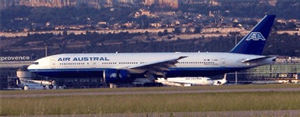 Le B777 est arrivée mardi sur le tarmac de l'aéroport Marseille-Provence