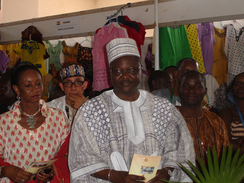 Filippe Savadogo, ministre de la Culture, du Tourisme et de la Communication du Burkina Faso, inaugurant le SITHO 2009