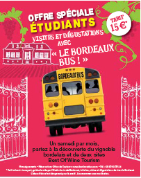 Oenotourisme : ''Bordeaux Bus'', un produit sur-mesure pour les étudiants Oenotourisme : ''Bordeaux Bus'', un produit sur-mesure pour les étudiants