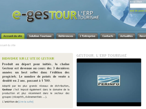 Perinfo : Gestour passe la vitesse supérieure ! Perinfo : Gestour passe la vitesse supérieure !