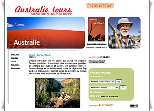 Travel & Co : "Australie Tours restera distribué par les agences"