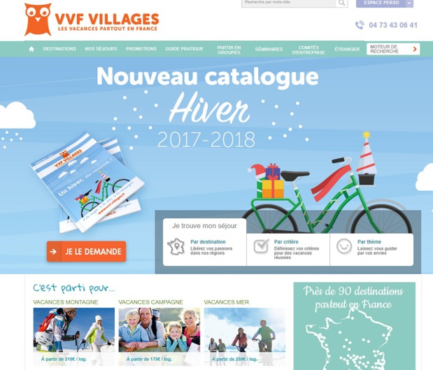 VVF Villages ouvre les ventes pour l'hiver 2017/2018 VVF Villages ouvre les ventes pour l'hiver 2017/2018