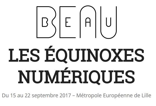 Le festival se veut un hommage aux arts numériques à Lille - DR : Capture d'écran festivalbeau.com