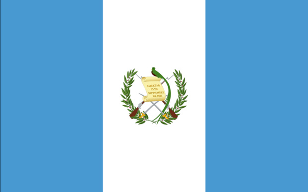 Drapeau du Guatemala - DR : Wikipedia
