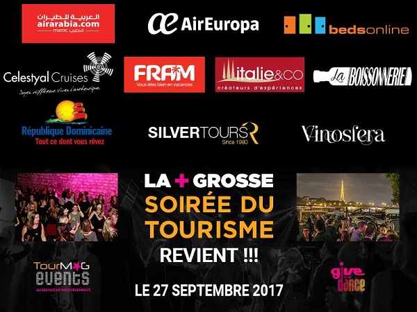 Les Nouveaux Acteurs du Voyage présents à La Plus Grosse Soirée du Tourisme Les Nouveaux Acteurs du Voyage présents à La Plus Grosse Soirée du Tourisme