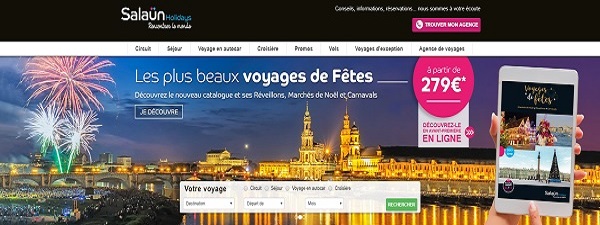 Salaün Holidays sort sa nouvelle brochure "Voyages en fêtes"