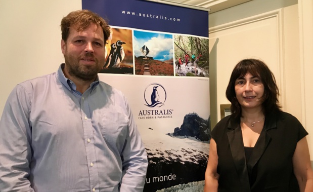 Dominique Nabzar, Sales France et Frédéric Guillemard, marketing manager Europe-Asie /photo JDL Dominique Nabzar, Sales France et Frédéric Guillemard, marketing manager Europe-Asie /photo JDL