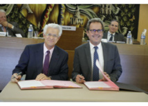 Didier Kling, Président de la CCI de région Paris Ile-de-France, et Frédéric Jouët, Président de l’Union Française des Métiers de l’Événement (UNIMEV)