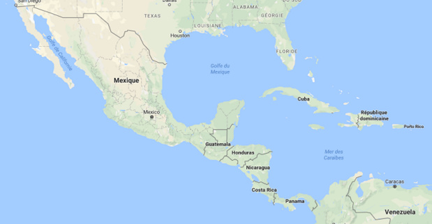 Le Mexique a subi un tremblement de terre de magnitude 8 dans la nuit de jeudi 7 à vendredi 8 septembre 2017 - DR : Google Maps