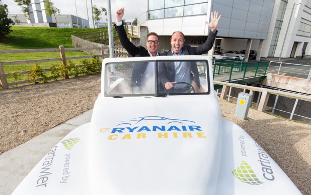 Location de voitures : Ryanair prolonge pour 2 ans avec CarTrawler