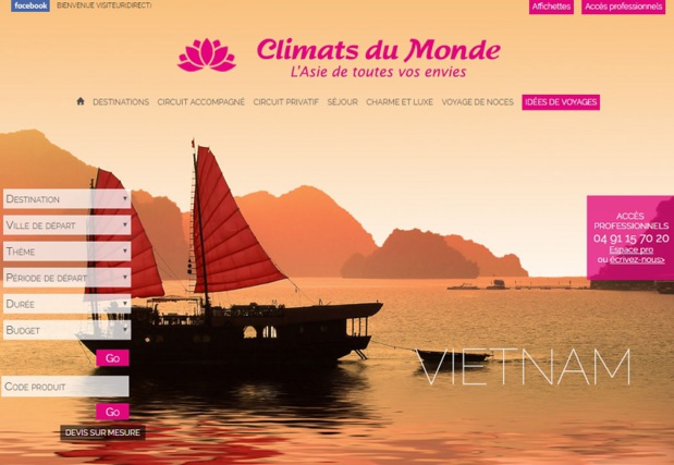 Pour ses 25 ans, Climats du Monde ouvre 8 nouveaux postes - DR : Capture d'écran Climats du Monde Pour ses 25 ans, Climats du Monde ouvre 8 nouveaux postes - DR : Capture d'écran Climats du Monde