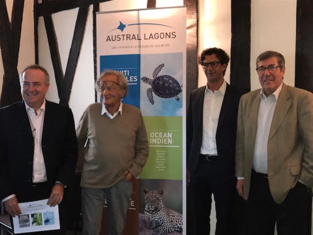 Austral Lagons a présenté ses brochures, et a fait le bilan sur la saison qui s'achève Austral Lagons a présenté ses brochures, et a fait le bilan sur la saison qui s'achève