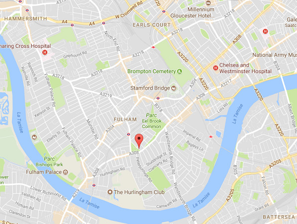 L'explosion s'est produite dans la station de métro londonienne de Parsons Green - DR : Google Maps