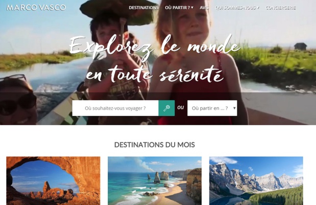 Le site de Marco Vasco qui va entrer dans le giron du groupe Le Figaro - DR