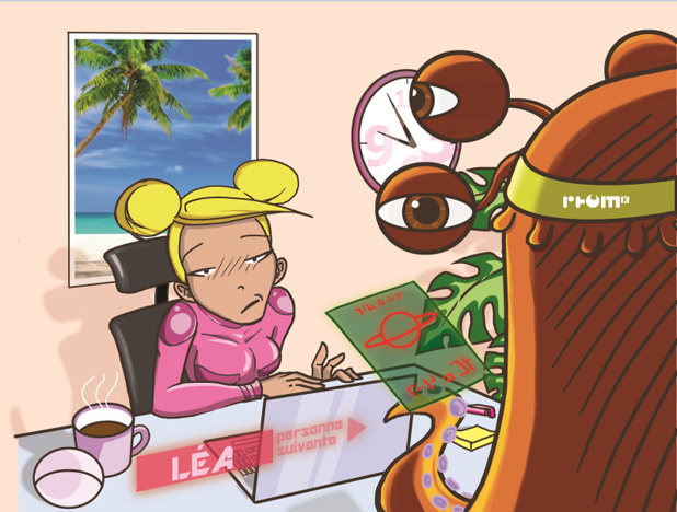 Les clients de Léa lui en font voir de toutes les couleurs ! - DR : Rtom13 Les clients de Léa lui en font voir de toutes les couleurs ! - DR : Rtom13