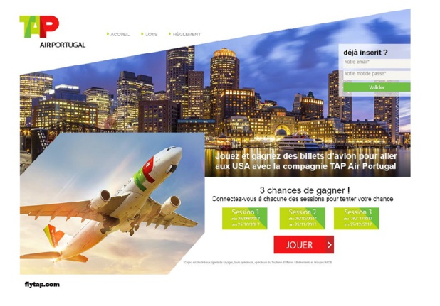 3 allers-retours à gagner avec TAP Air Portugal 3 allers-retours à gagner avec TAP Air Portugal