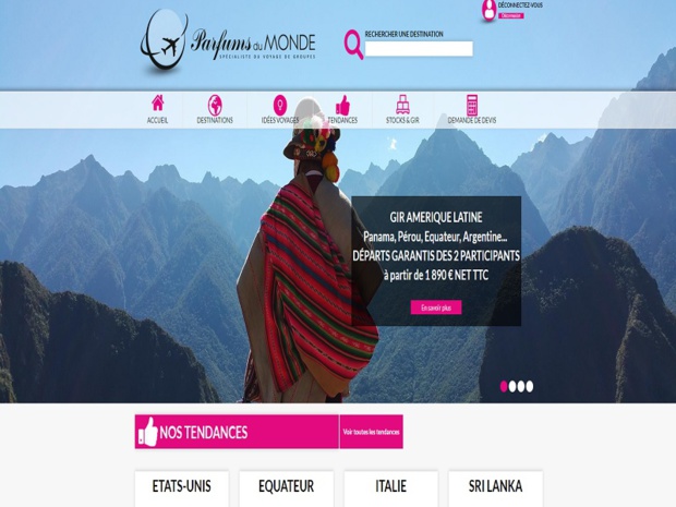 Une nouvelle plateforme web pour Parfums du Monde - Crédit : Parfums du Monde Une nouvelle plateforme web pour Parfums du Monde - Crédit : Parfums du Monde