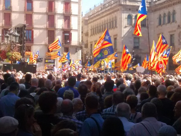 Manifestation du 16 septembre 2017 à Barcelone pour l'indépendance de la Catalogne - DR Xfigpower