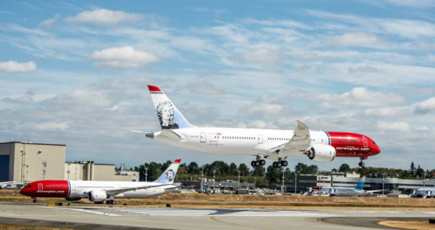 Le Boeing 787 Dreamliner de Norwegian