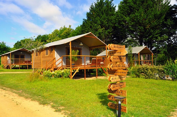 Glamping terre et Mer permet de tester pendant la courte période des vacances ce que pourrait être durablement notre mode de vie au quotidien.  Photo: Glamping Terre et Mer