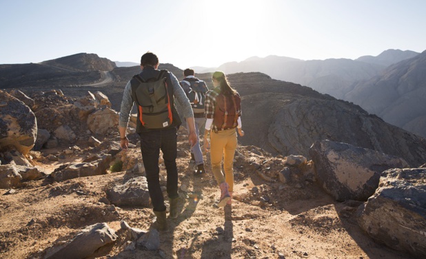 La randonnée est l'une des nombreuses activités possible à Ras Al Khaïmah La randonnée est l'une des nombreuses activités possible à Ras Al Khaïmah