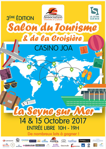 L'affiche du salon du tourisme et de la croisière de La Seyne-sur-Mer - DR L'affiche du salon du tourisme et de la croisière de La Seyne-sur-Mer - DR