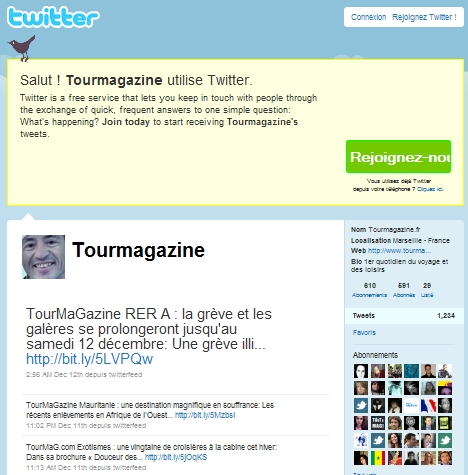 Twitter : un outil qui séduit de plus en plus d'Internautes Twitter : un outil qui séduit de plus en plus d'Internautes